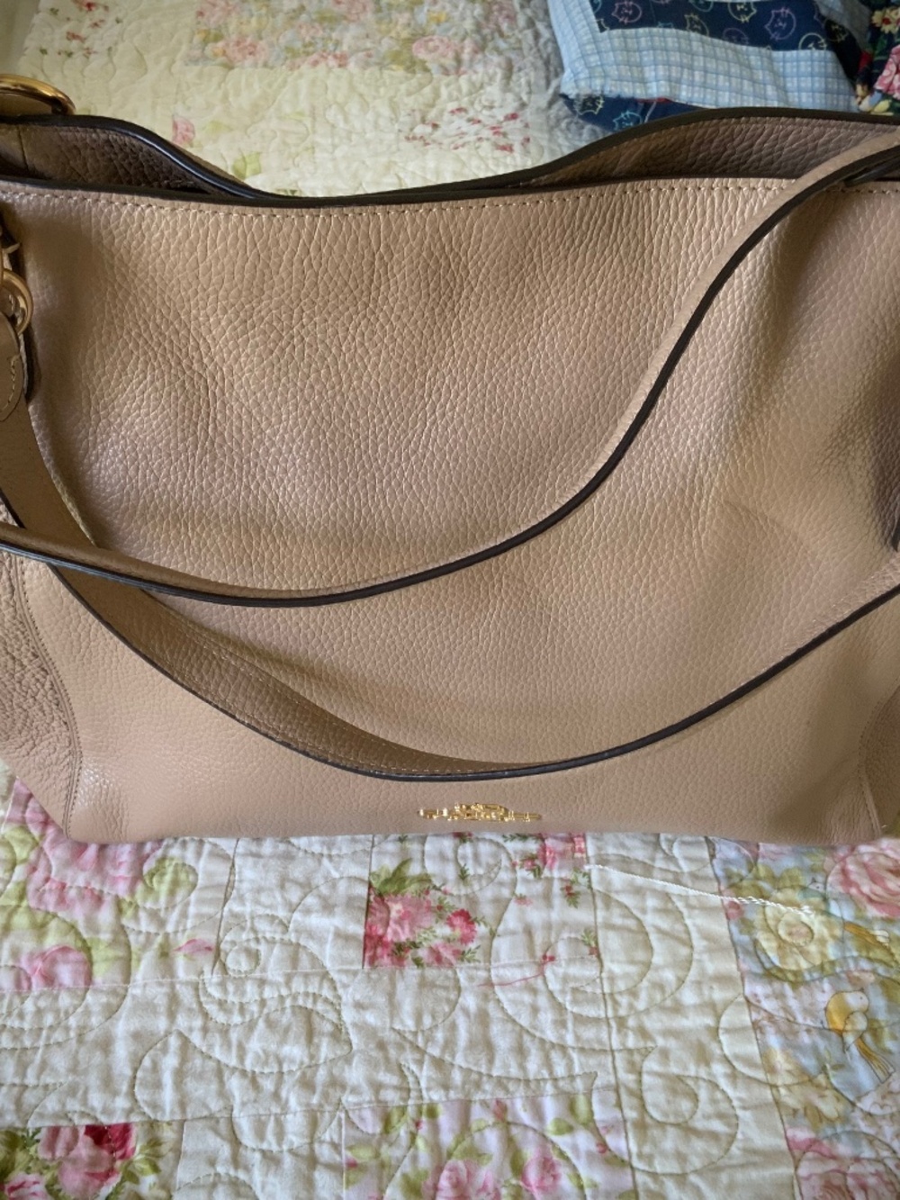 Coach Pebble Leather Hallie